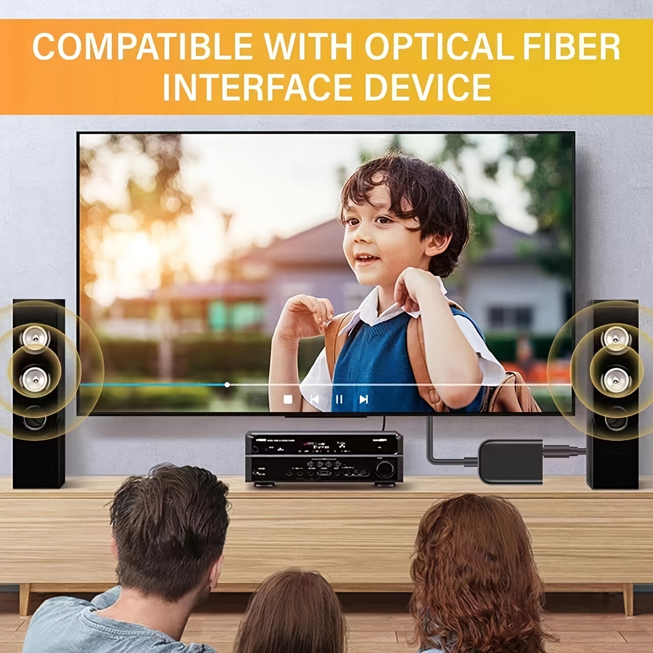 Digital Audio Optical Fiber Cable Optical Od4 0 Molding Head Toslink Optical  Fiber Audio Cable Suitable Set Top Box Tv Dvd - Smart Home - Temu