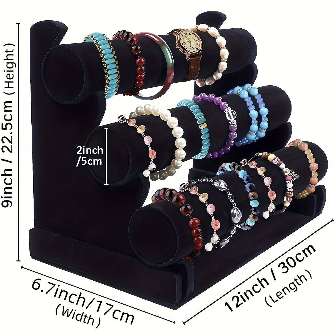 Velvet bracelet sale holder