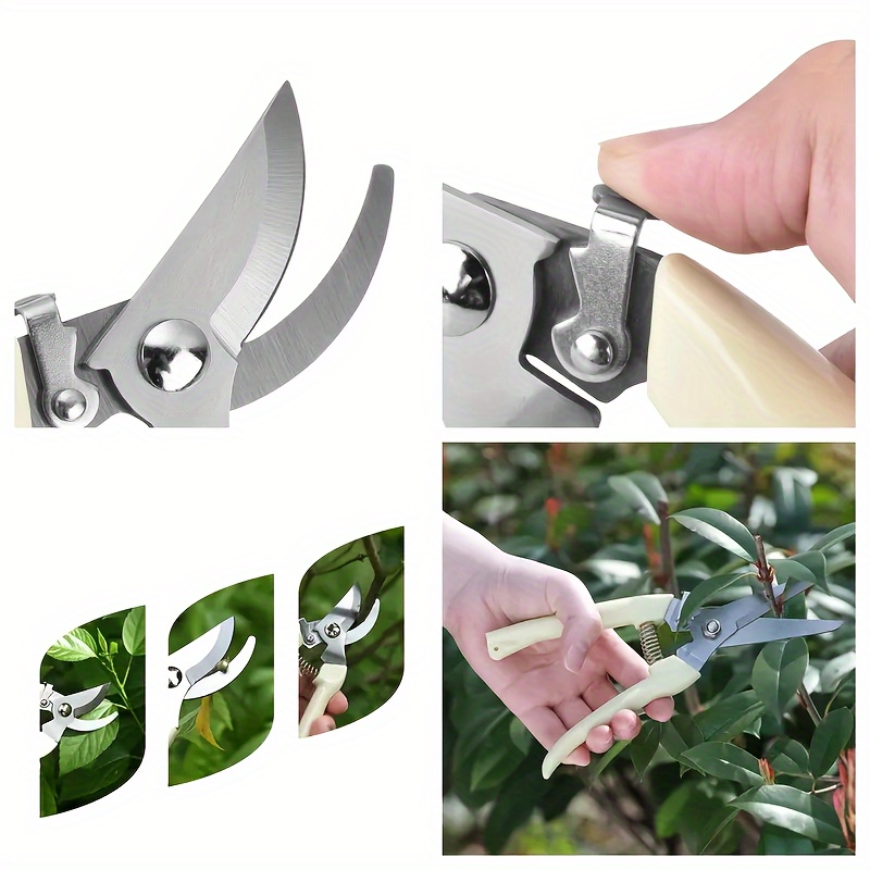 1pc Floral Shears Strong Pruner Gardening Pruning Shears Fruit Picking  Scissors Pruning Weeds Household Potted Branches Small Scissors Gardening  Tools