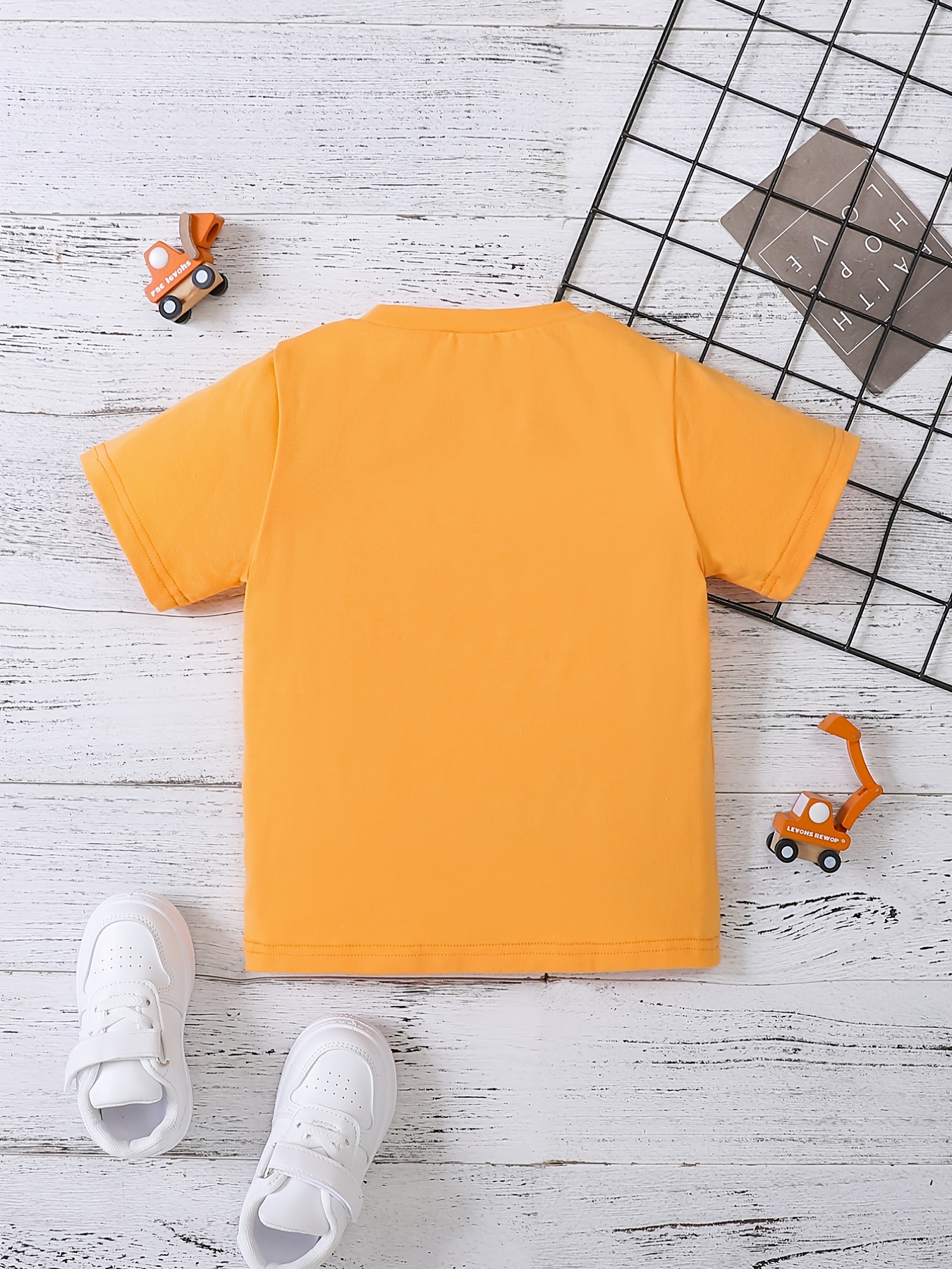 Orange sales tshirt boys