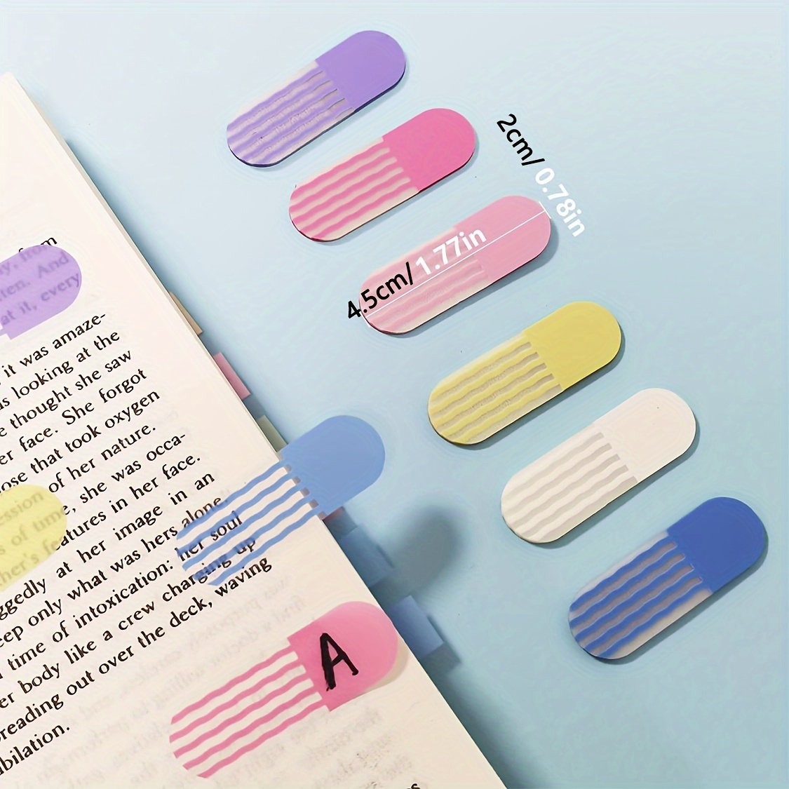1600pcs Sticky Tabs,Annotation Tabs,Colored Tabs,Tabs for Annotating Books, Book Flags,Sticky Index Tabs,Sticky Tabs for Books,Annotating Tabs,Page  Markers Tabs,Transparent Sticky Tabs