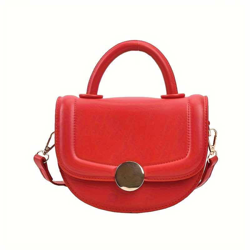 Mini Fashion Round Crossbody Bag, Trendy Pu Shoulder Bag, Women's Elegant  Handbag & Purse - Temu Austria