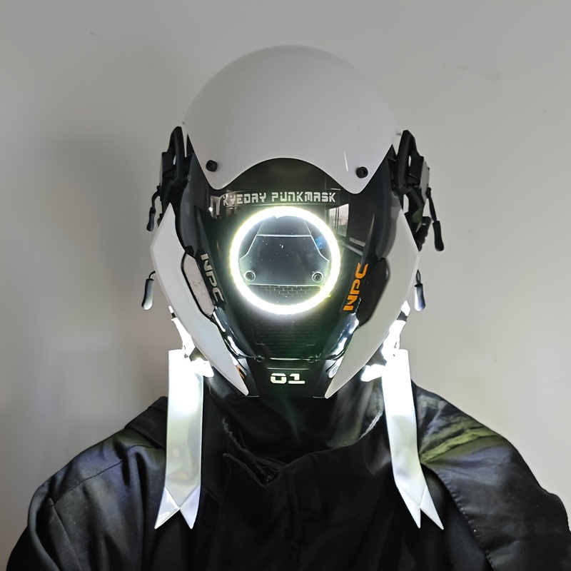 Men's Cyber Punk Mask Cosplay Wear Toys Futuristic Cool - Temu