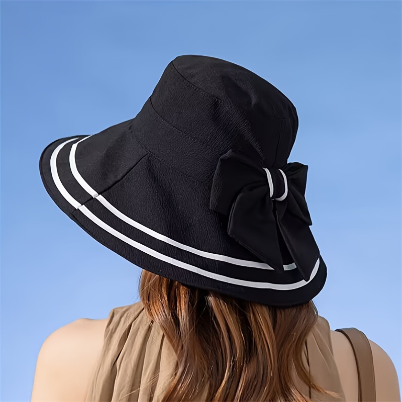 Black Bucket Hats For Women - Temu