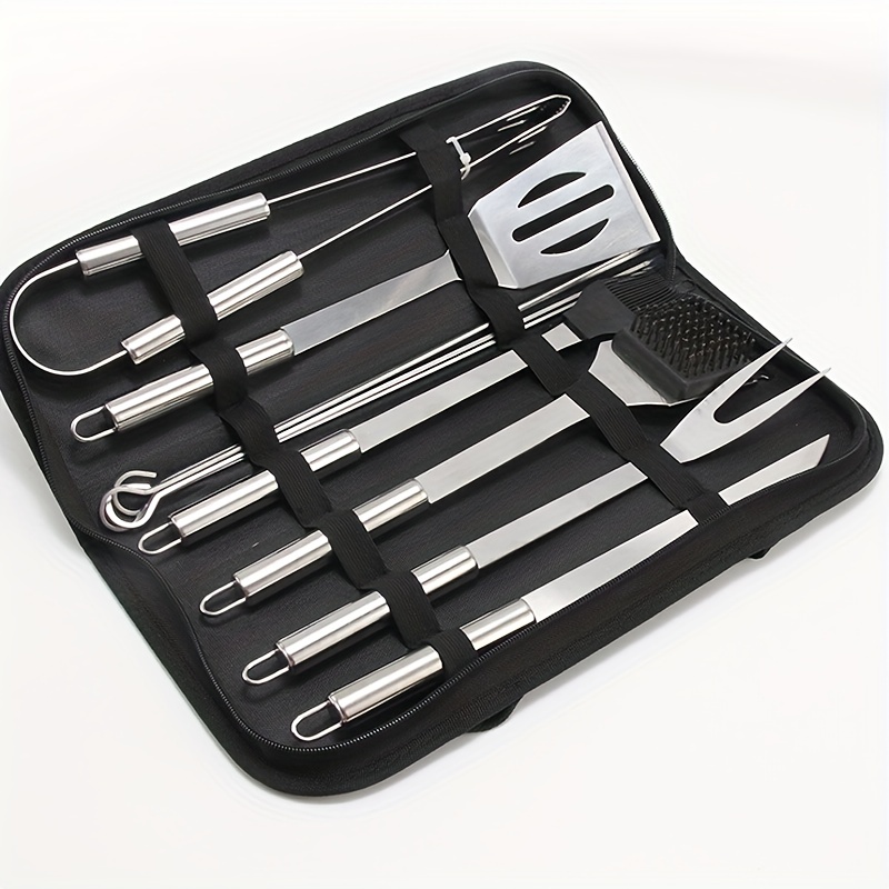 Grill Combo Set, Multifunction Stainless Steel BBQ Tools Set