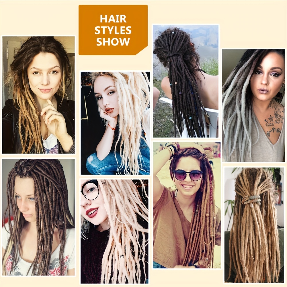 1B 30 Couleur - 22 pouces - perruque longue Dreadlocks pour femmes