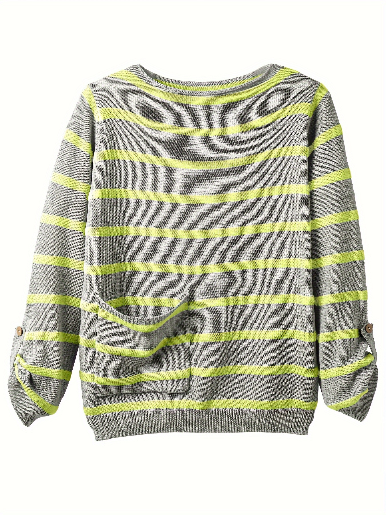 Striped boat-neck sweater, Twik, Stripes & Patterns