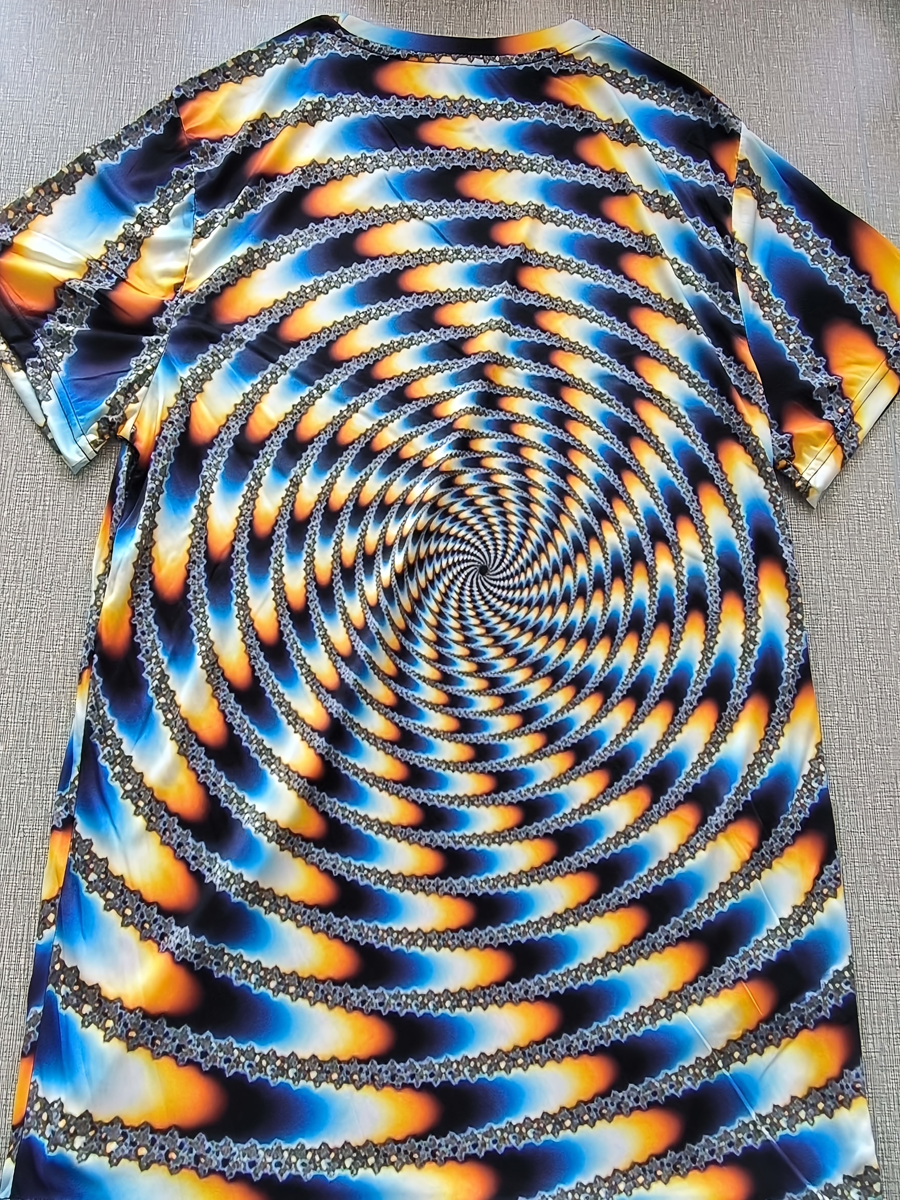 Camiseta Camisa Tie Dye Masculina Estampa Digital 3D em Promoção