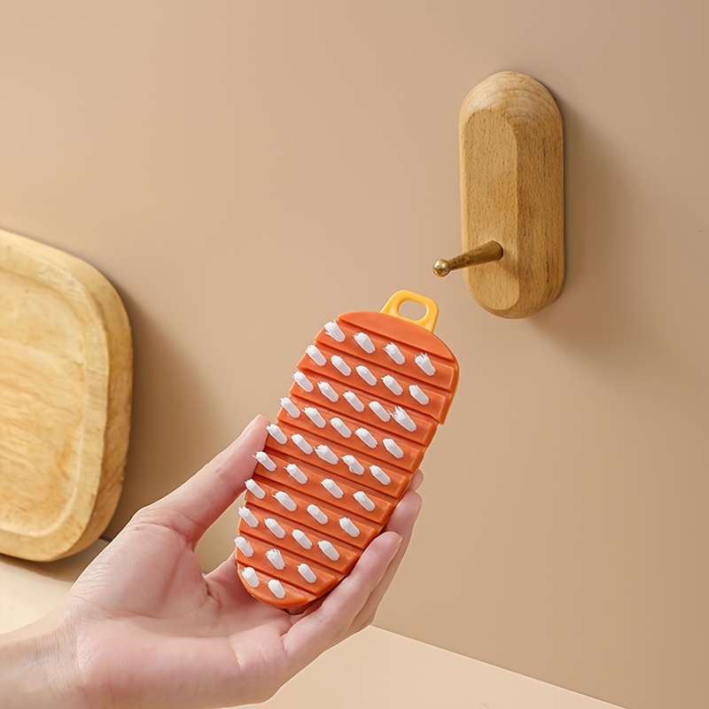 Vegetable Brush, Fruit Cleaning Brush, Multifunctional Cleaning Brush, Cute  Plastic Potato Brush, Kawaii Carrot Washing Brush, Reusable Bendable  Cleaning Brush, Kitchen Supplies - Temu