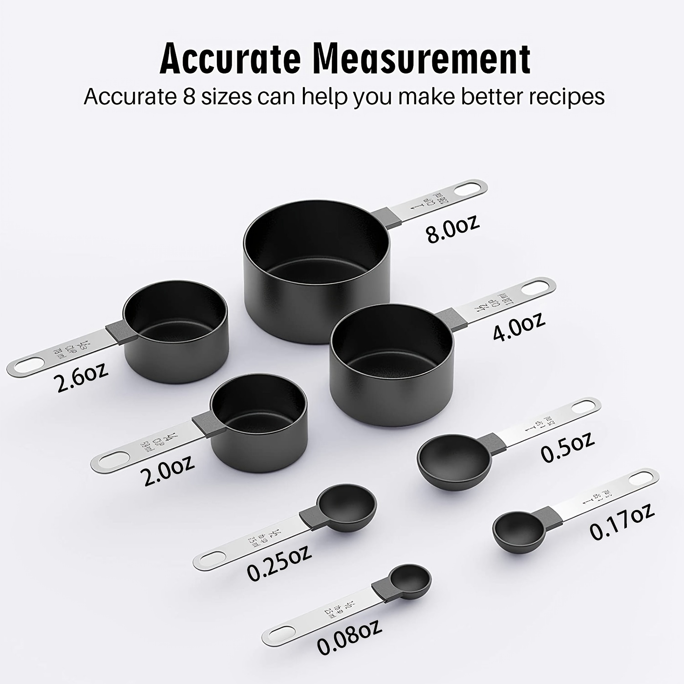 8-piece Measuring Cup & Spoon Set