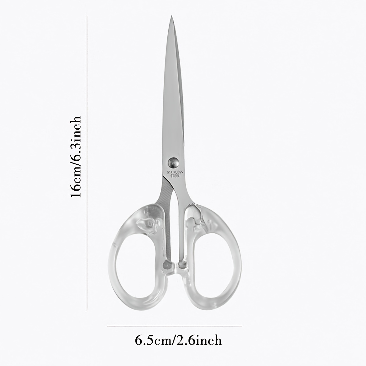 Dropship Transparent Handle Office Cutting Tools New Design Exquisite  Good-looking Scissors Transparent Scissors School Student Office  Multi-functional Manual Scissors For Paper Craft to Sell Online at a Lower  Price