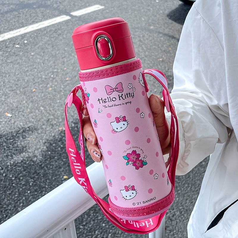 Hellokitty Insulated Water Cup, Children Cute Cup, Straw Cup, Drinking Cup  With Lid, Portable Cup, Christmas Gift - Temu