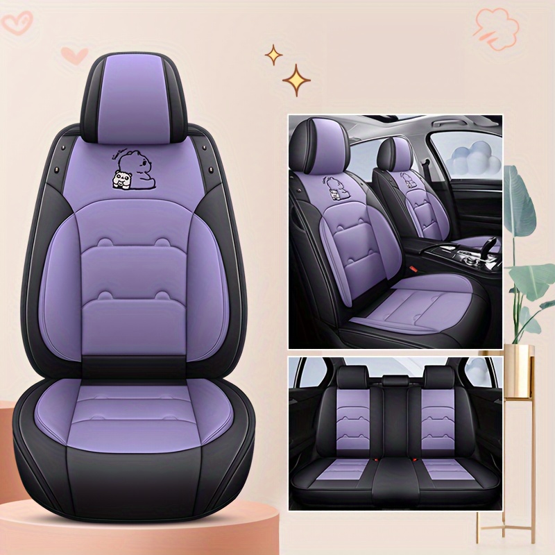 TEMU Universal Car Seat Covers With Cartoon Design, 2024 Style