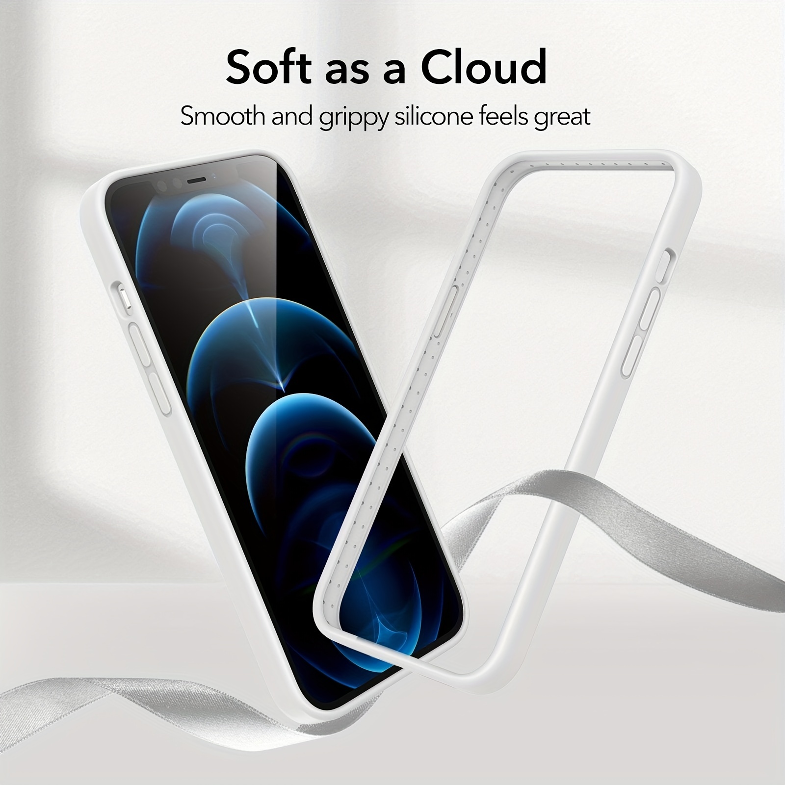 iPhone 12/12 Pro Cloud Silicone Bumper Case