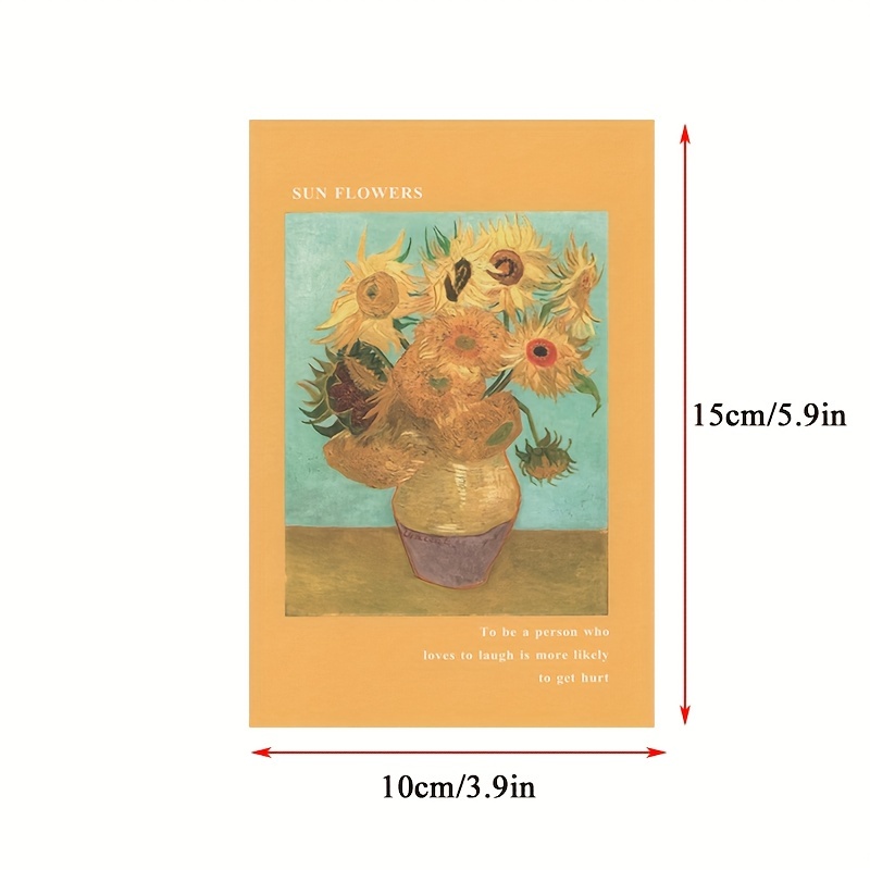  EDENMS Van Gogh Art Postcards, Famous Painting Abstract Art  Post Cards Bulk Pack(30 Pack), Retro Aesthetic Art Posters Collage Kit,  Postcards for School Students Teacher Thank You Note Cards 