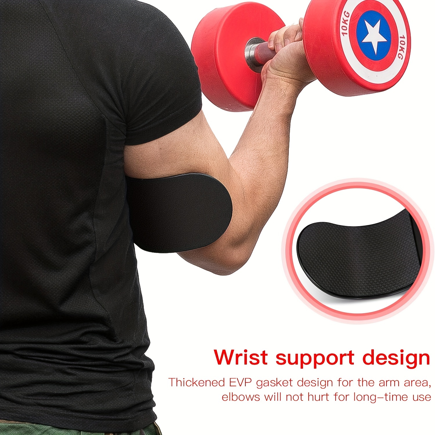Arm Blaster for Biceps & Triceps - Muscle Builder for Big Arms - Strength &  Muscle Gains - By Be Smart