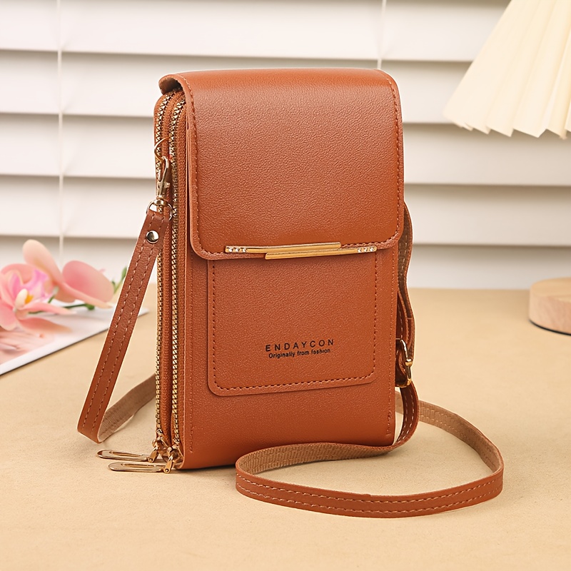 Female Leather Mini Crossbody Bag, Size: 7*5 Inch