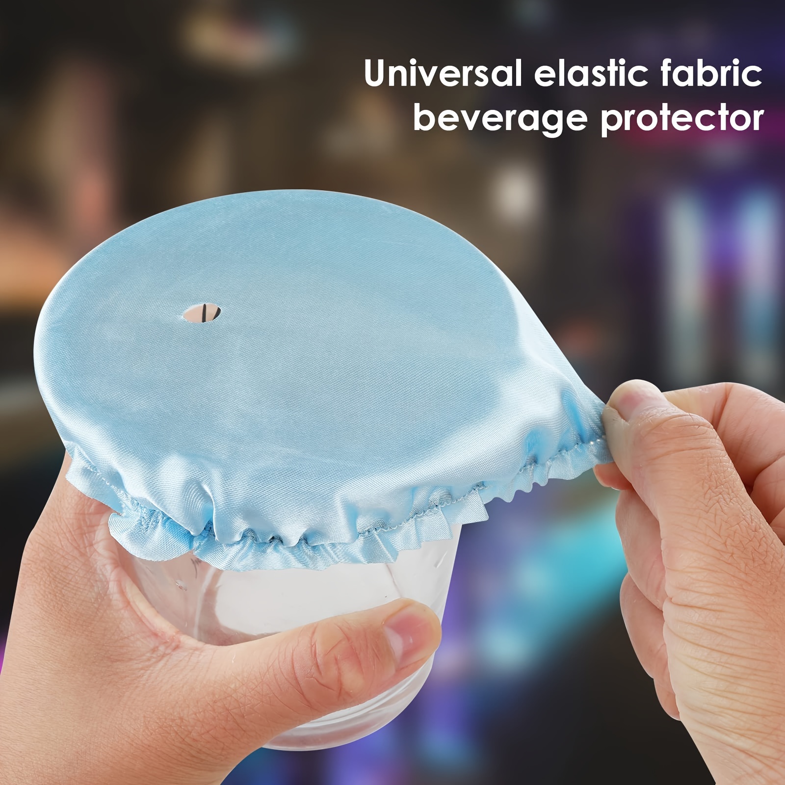 All-matching Silicone Cup Lid Glass Drink Cover Heat-resistant With Straw  Hole - Temu United Arab Emirates