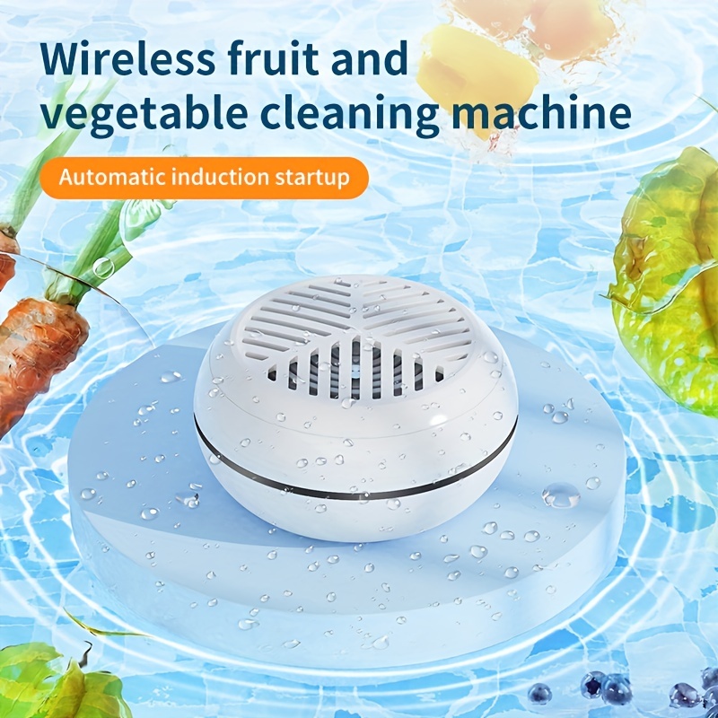 Fruit and Vegetable Washing Machine,USB Wireless Fruit Cleaner