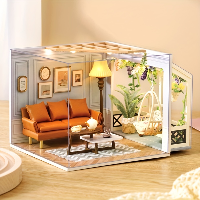 Creative Toy Diy Mini Doll House Mini Furniture Kit - Temu