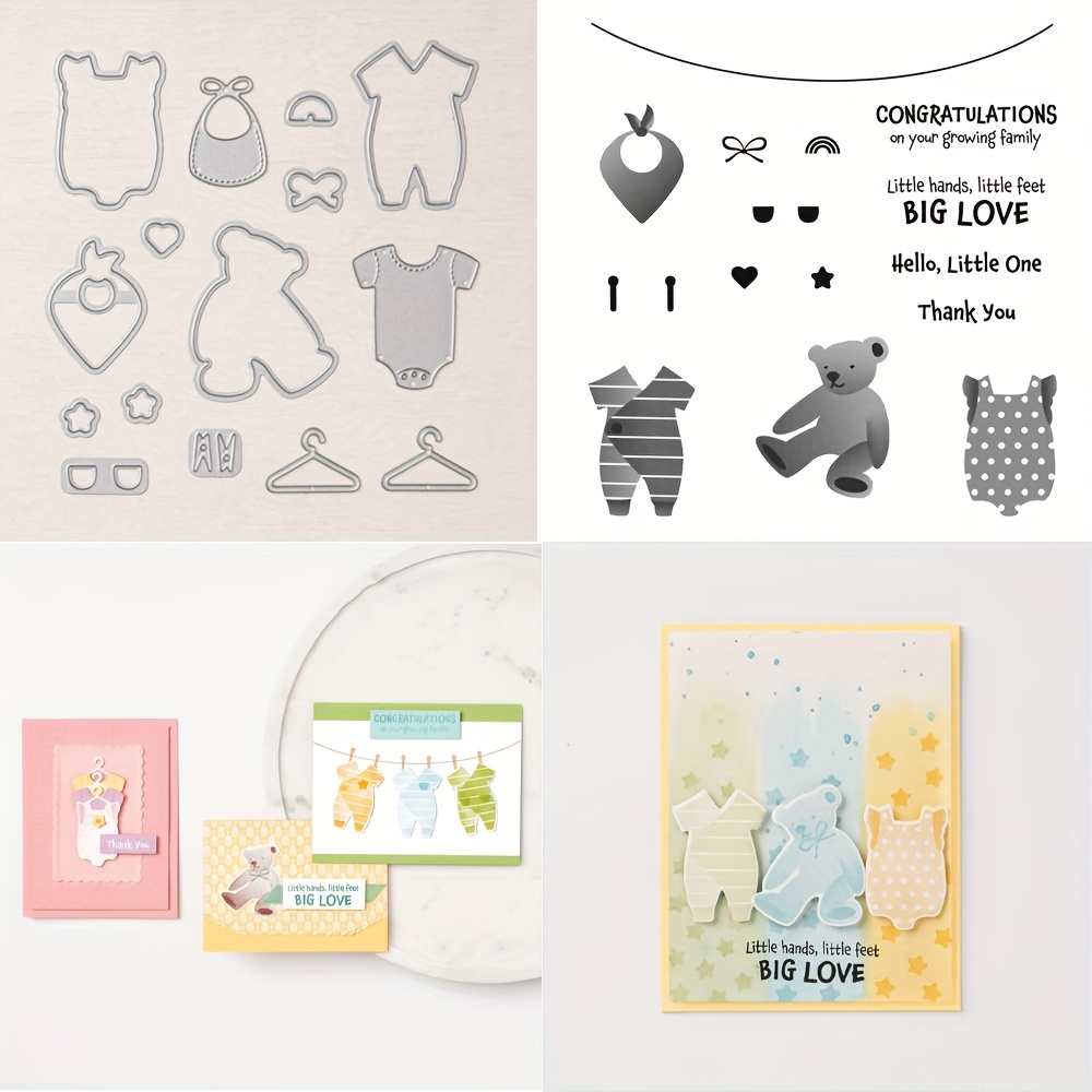Kawaii Animal-themed Diy Scrapbooking Set - Rainy Day Stamps