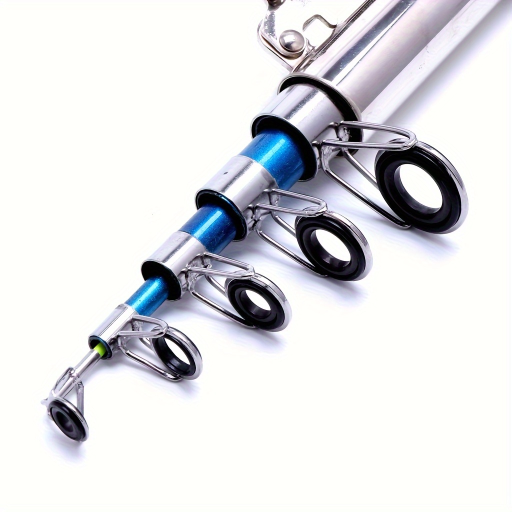 Telescopic Foldable Fishing Rod Portable Glass Fiber Fishing - Temu