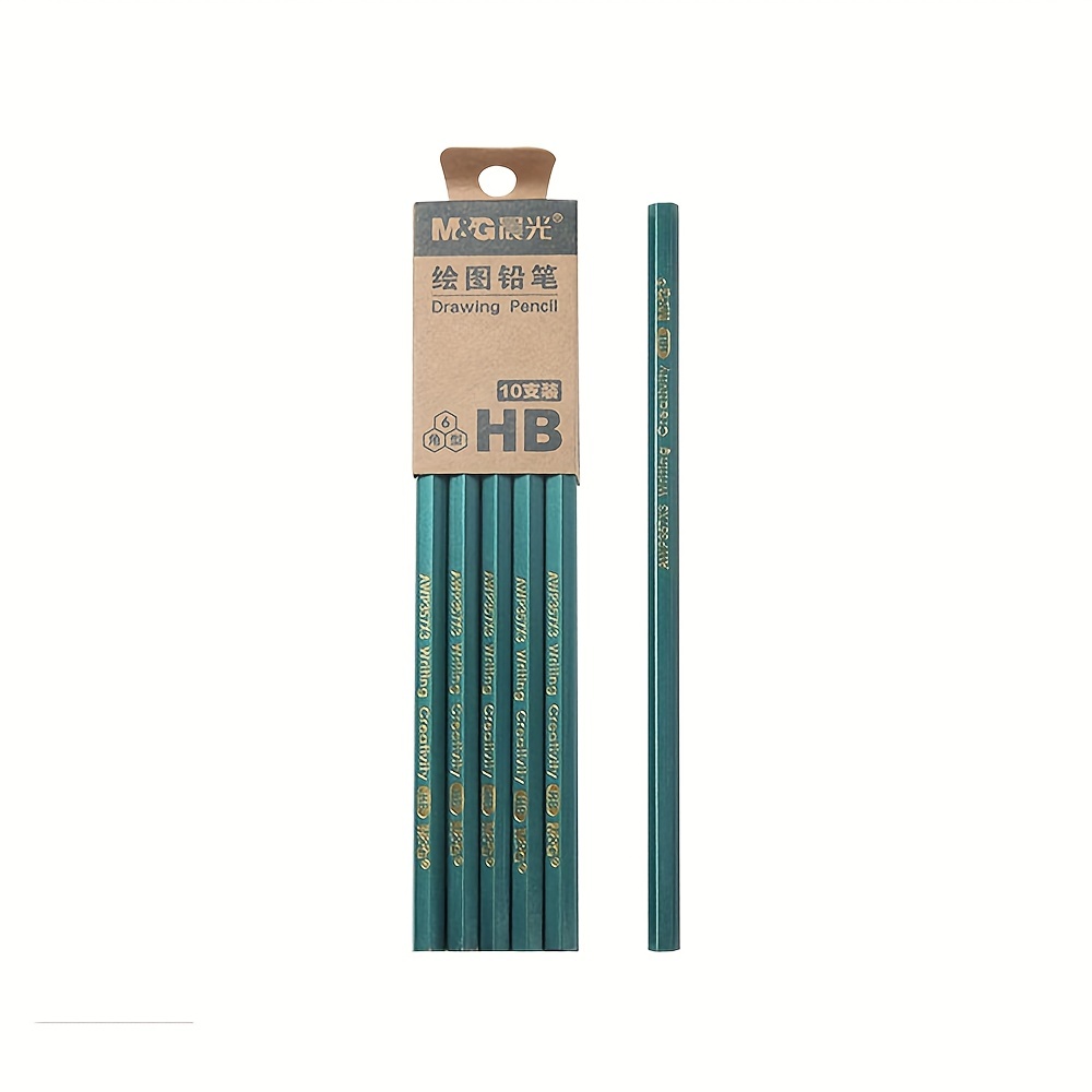 2b/hb Wood Pencils.school Student Stationery 2b Hexagonal - Temu