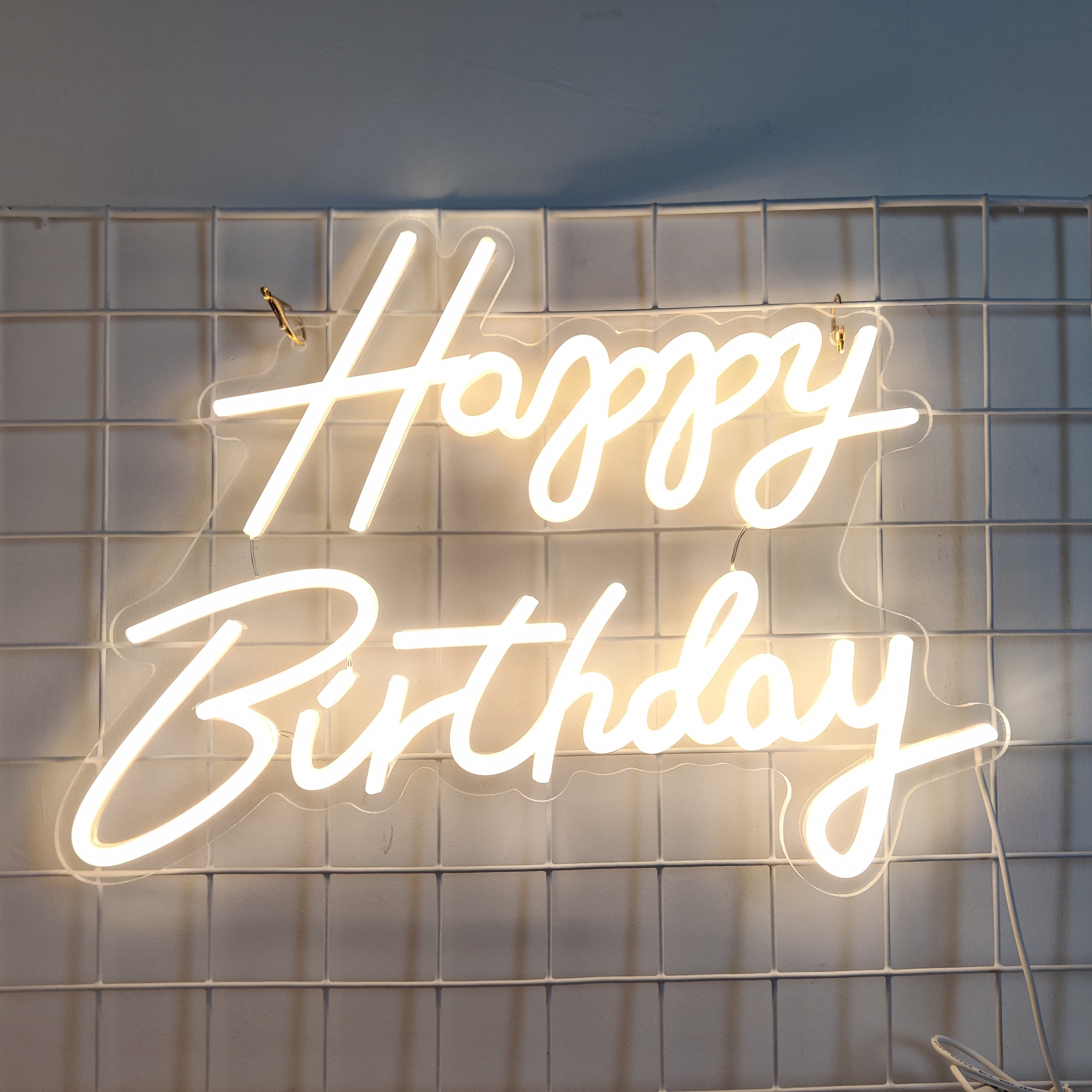 42x30cm Happy Birthday Neon Sign Light Sign for Birthday Party Home  Decoration Switch USB Powered Kids Gift