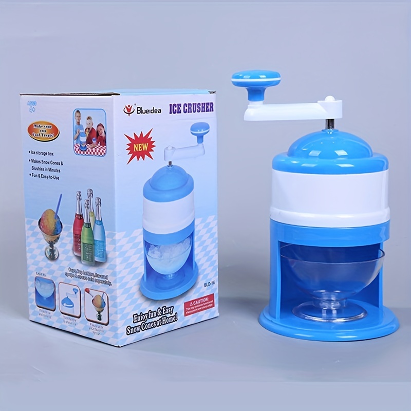 Summer Essential Manual Shaved Ice Machine - Small Ice Crusher For Homes  And Parties - Includes Ice Molds For Snow Cones And Frozen Drinks - Temu