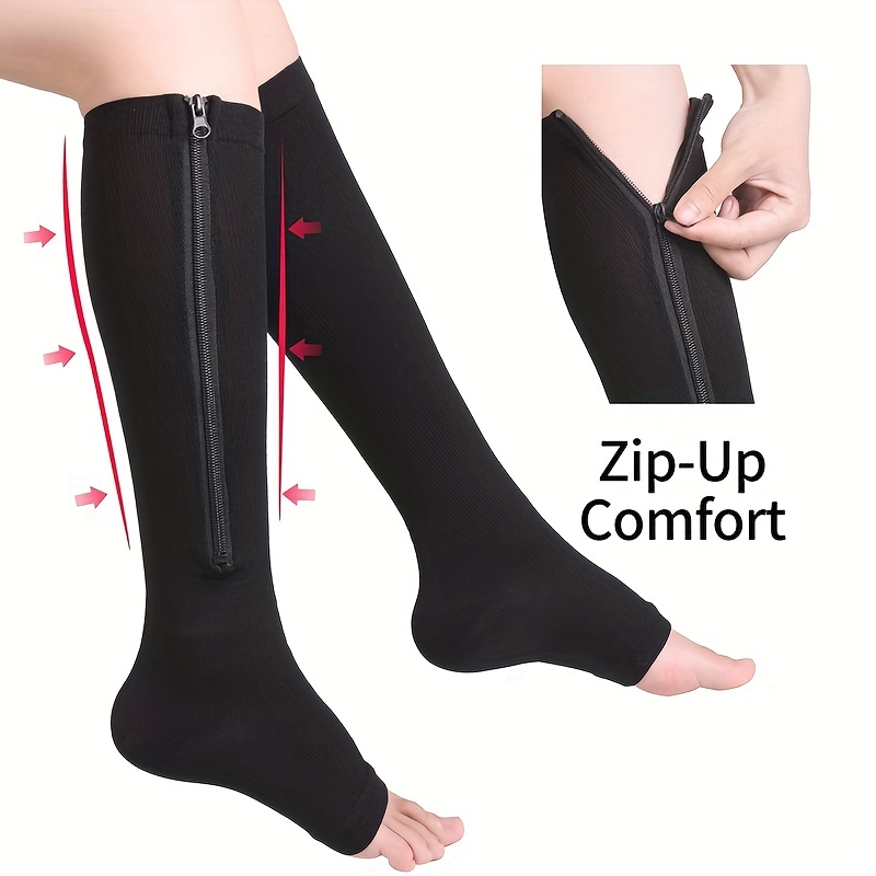 Compression Socks Zipper - Temu Canada