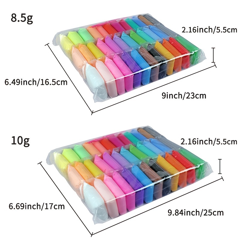 24 Colors 36 Colors Colorful Air Dry Clay Bulk Ultra Light - Temu