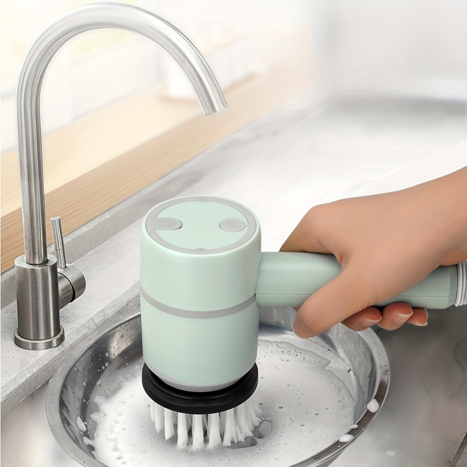 Cleaning Brush Kitchen Household Dishwashing Liquid Brush - Temu