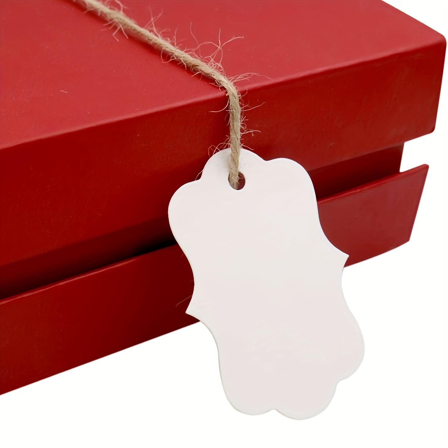 Red 2-sided Blank Tag