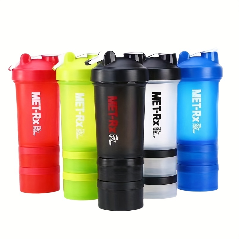 Portable 590ML Shaker Bottles Coffee Mixing Cup Sports Protein Powder Stir  Cups Water Bottle Outdoor Water Drinking Accessories