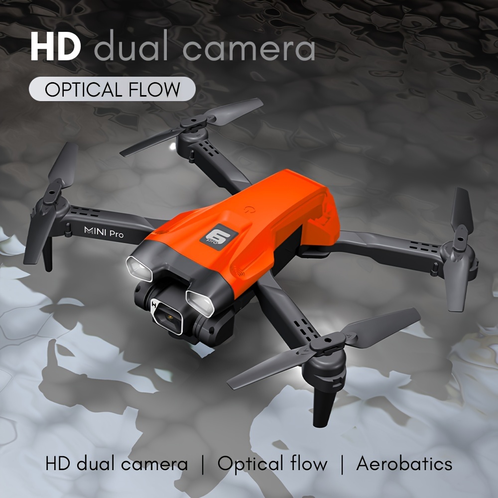 Dron con cámara dual HD, mini dron plegable para adultos y  niños con control remoto, juguetes cuadricópteros inteligentes para evitar  obstáculos UAV, WiFi FPV, retención de altitud con una tecla de