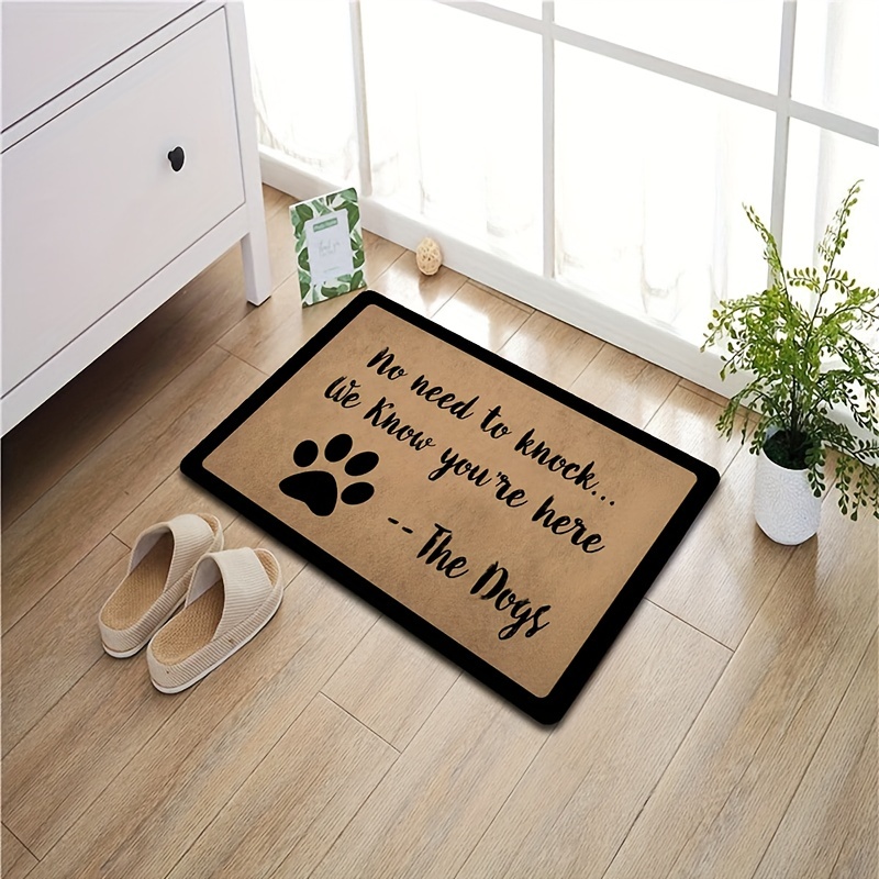 1pc, Funny Kangaroo Indoor Mat, Printed Door Mat Doormat, Bathroom Non-slip  Floor Mat Family Living Room Funny Decoration Bedroom Soft Rug