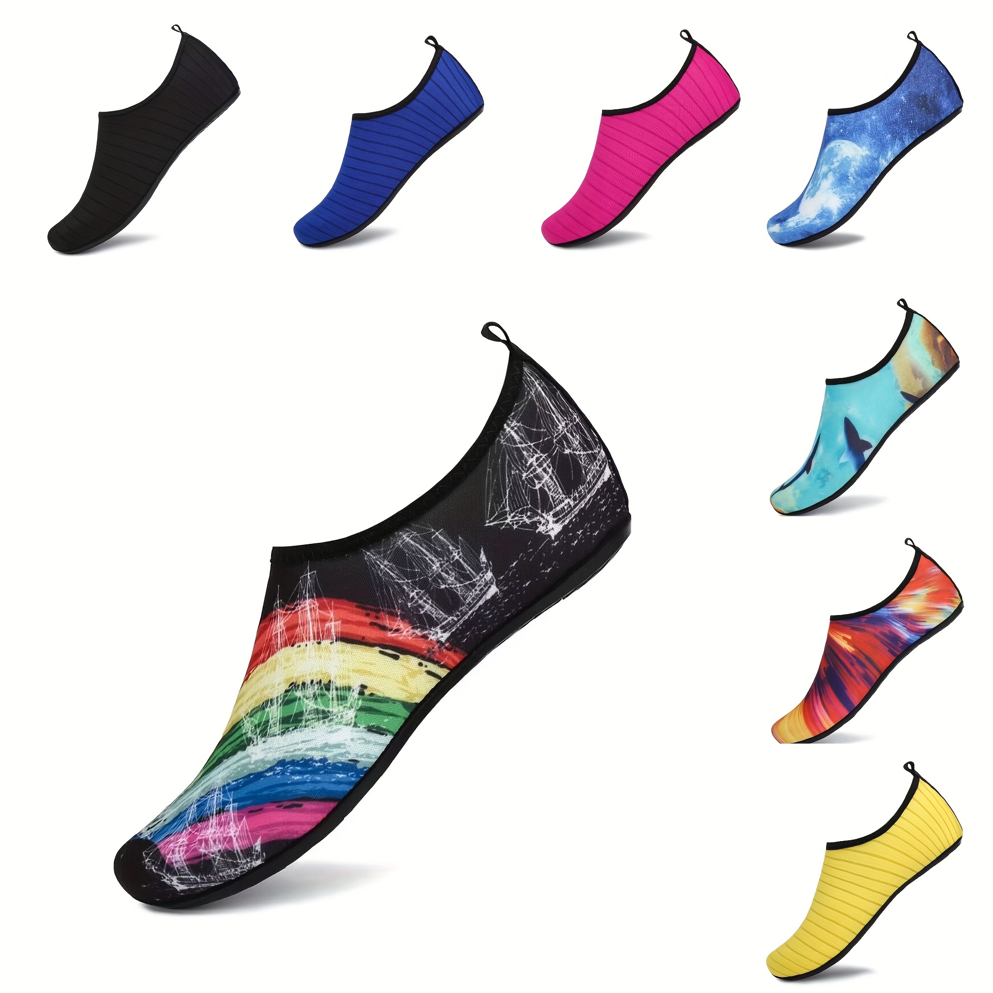 Women's Stripe Water Shoes Quick Drying Outdoor Creek Shoes