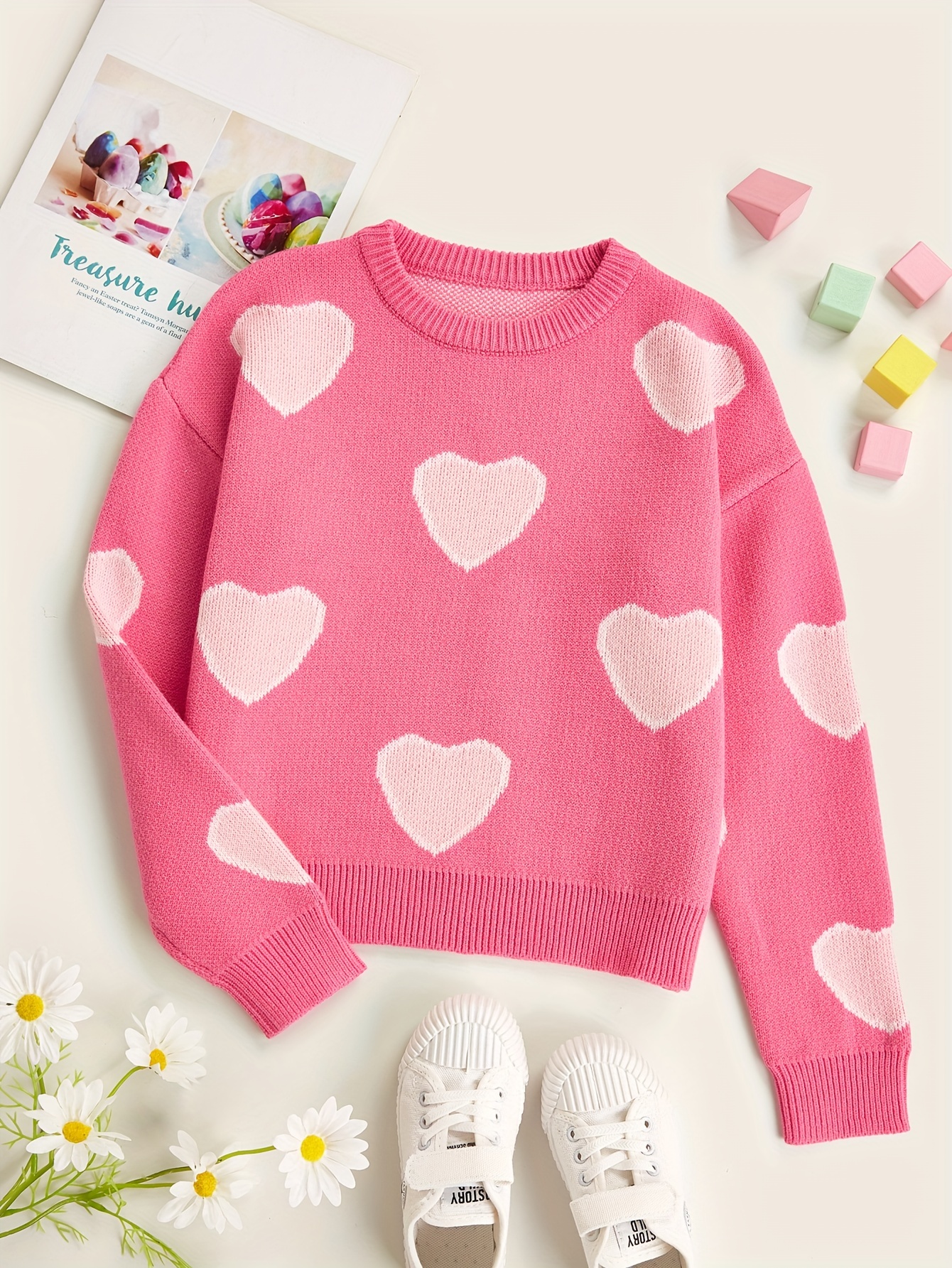 Cute discount heart sweater