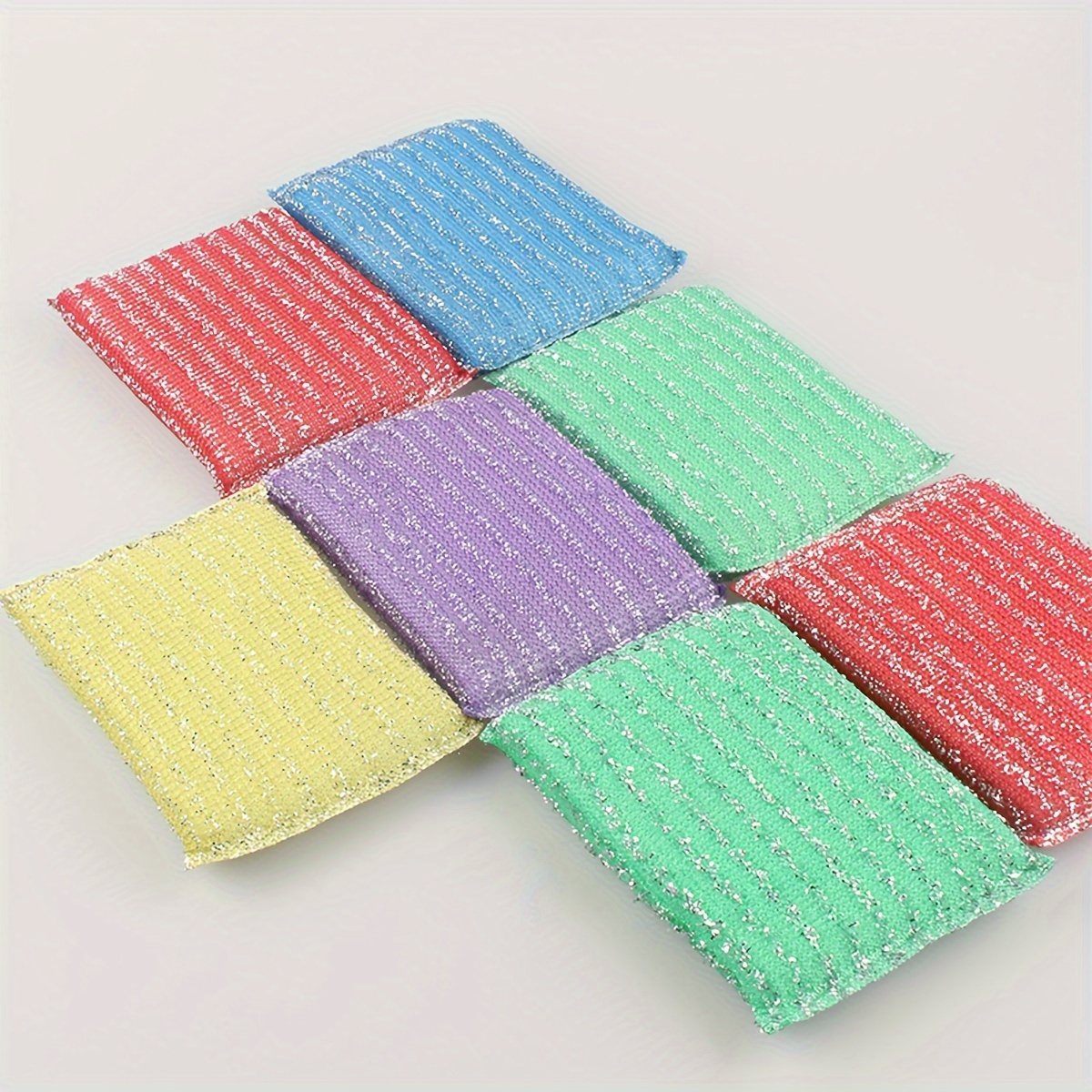 Sponge Home Kitchenware Bowl Dish Wash Scourer Scrubber Cleaning Cleaner  Pads, Random Color, Cleaning Supplies - Temu