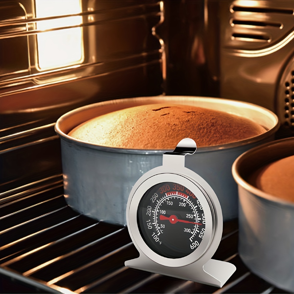 Oven Thermometer / Stand Up / Stainless Steel / Baking Thermometer
