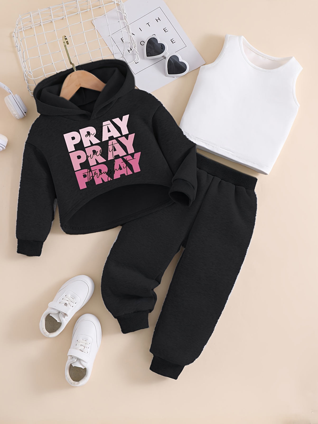 PRAY Impresión Sudadera De Moda Sudadera Con Cuello Redondo - Temu Chile