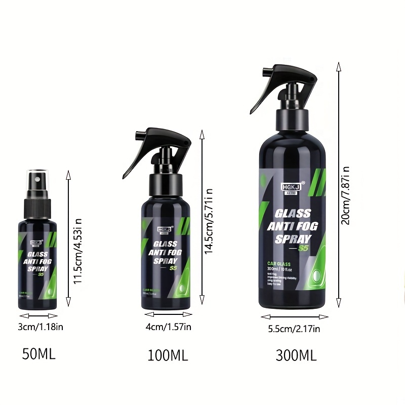 angxiong Spray antiappannante per Auto - Agente antiappannamento per vetri  Auto - Detergente Spray antiappannamento per Parabrezza e Occhiali da 300  ml e Protezione per Aumentare la visibilità : : Auto e Moto