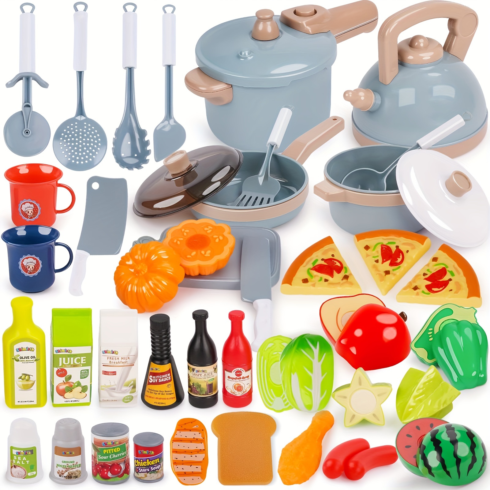 Kitchen Appliances Toys, Toy Kitchen Set for Kids Play Kitchen