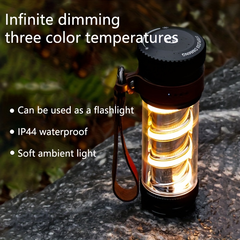 Waterproof Led Camping Lantern And Usb Flashlight - Temu