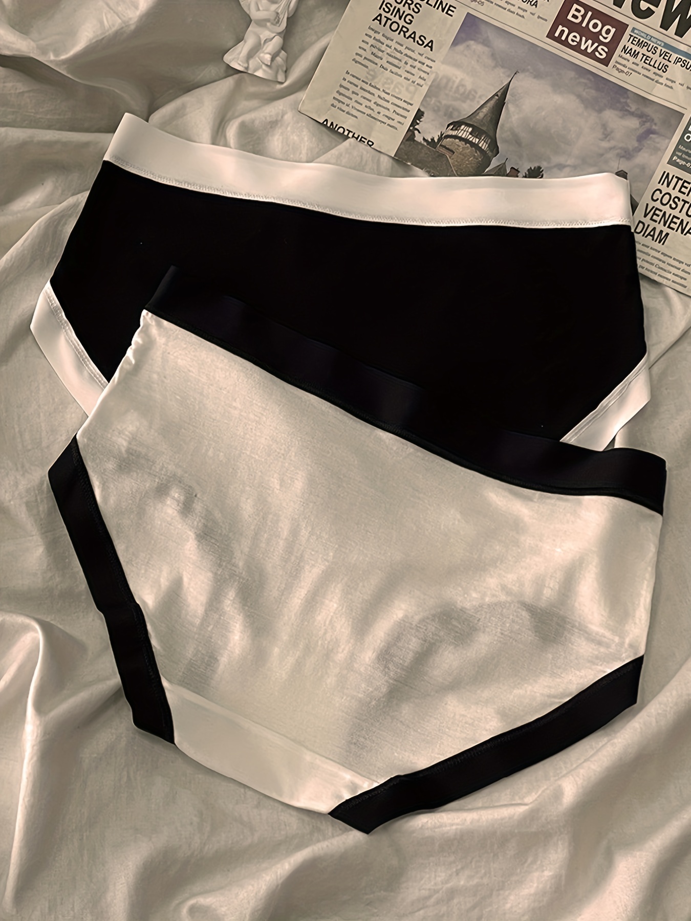 Girls Solid Color Mid waist Underwear Girl's Seamless - Temu Australia