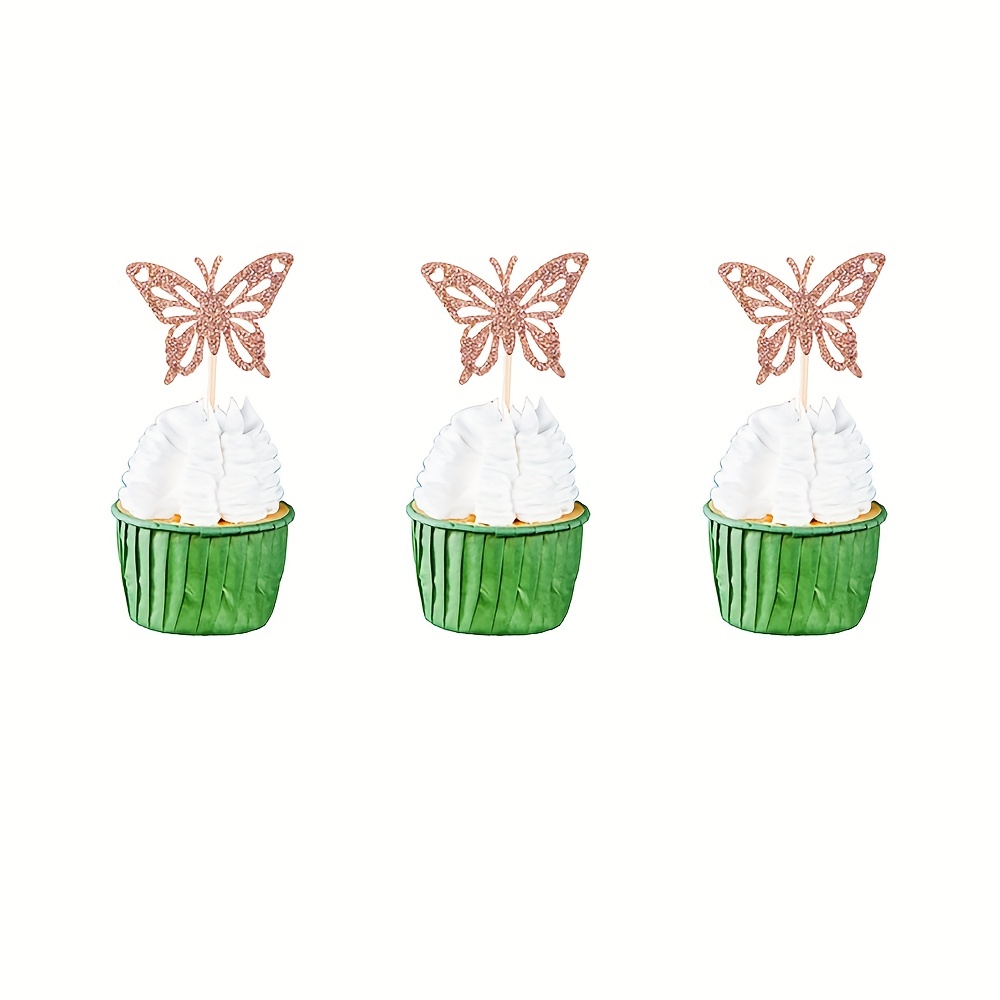 35pcs Cake Topper Toppers Cupcakes Flores Mariposas - Temu Chile