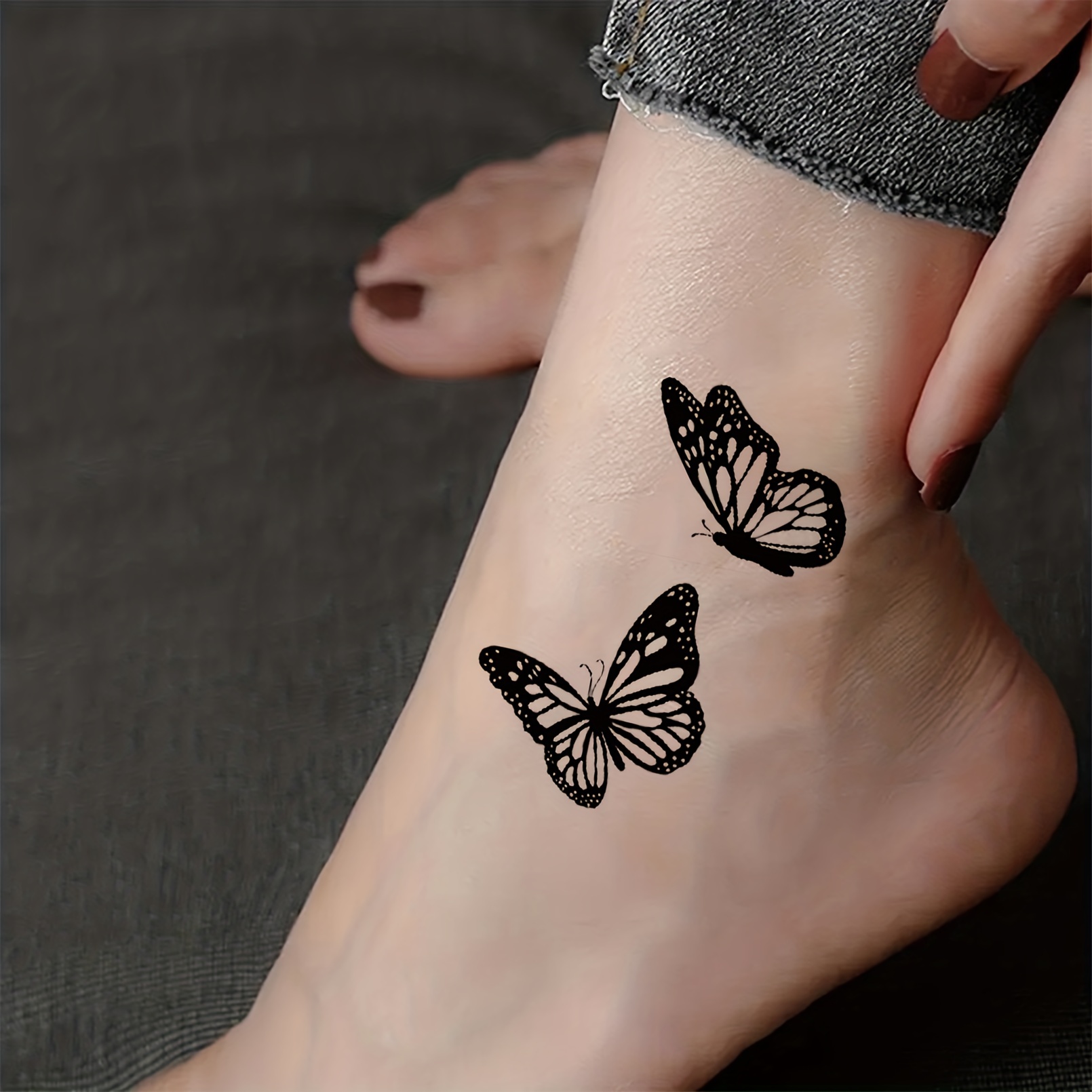 Small Butterfly Arm Tattoo - Temu