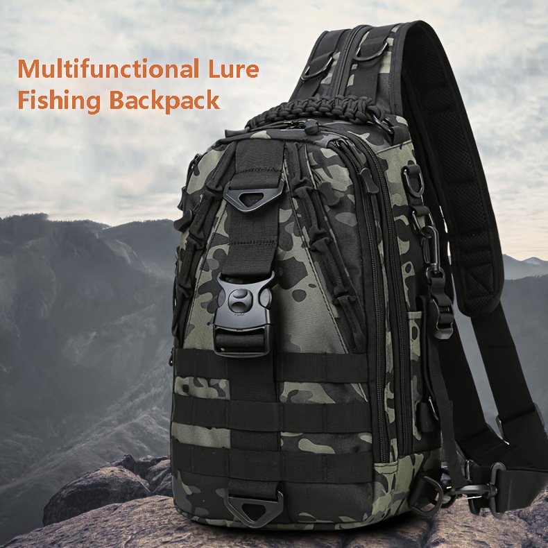 Multifunctional Fishing Backpack Large Capacity Backpack - Temu Mauritius