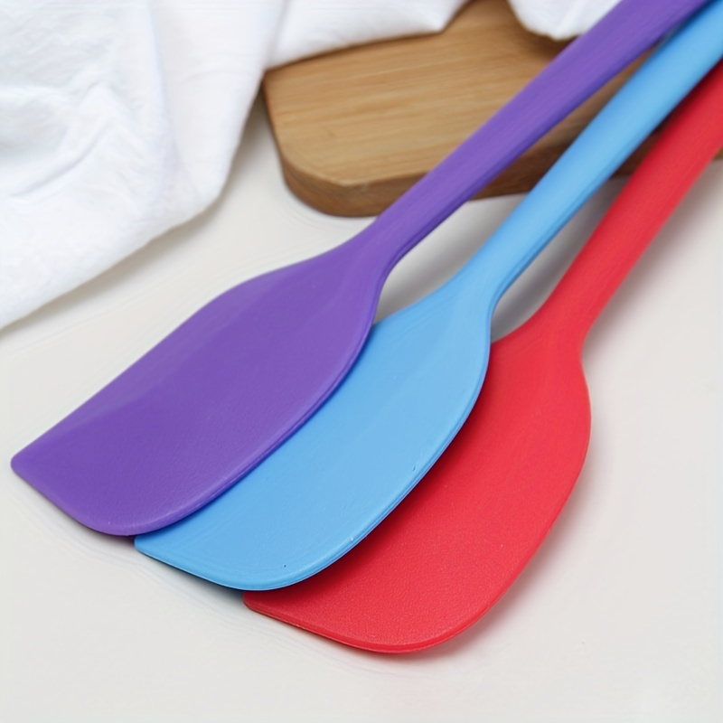 Silicone Spatula, Spatula Heat Resistant One Piece Design Flexible  Scrapers, Baking Tools, Kitchen Gadgets, Kitchen Accessories - Temu