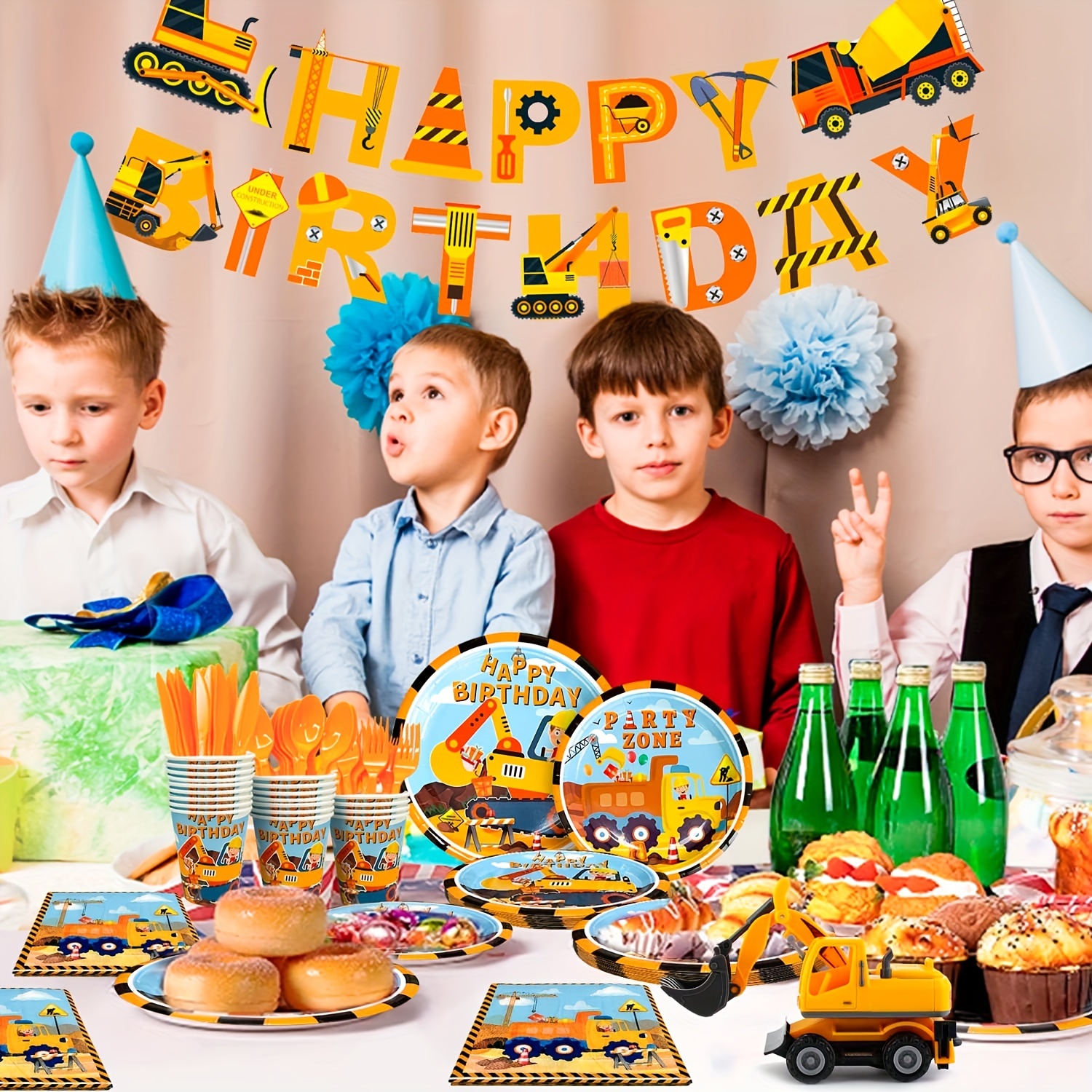 Kids Birthday Party Supplies, Tableware, and Decor